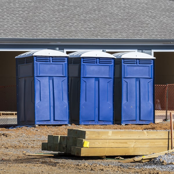 what is the maximum capacity for a single porta potty in Rebuck PA